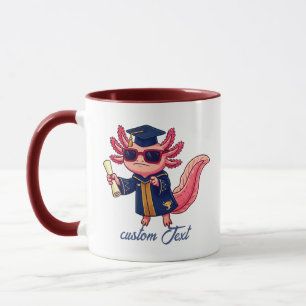 Taza de graduación personalizada de Axolotl, regal
