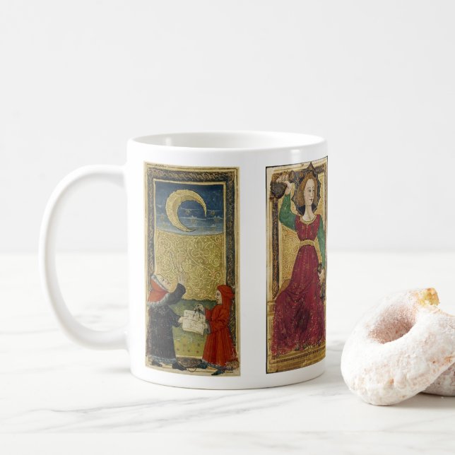 Taza de Gringonneur Tarot (Con donut)
