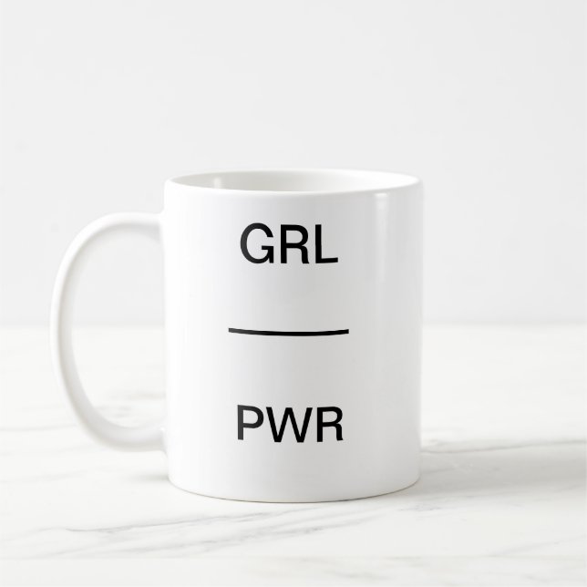 Taza de GRL PWR (Izquierda)