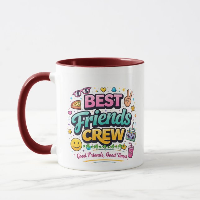 Taza de grupo de Squad de amigos (Izquierda)