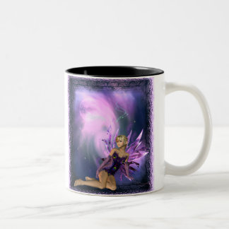 Taza de hadas púrpura