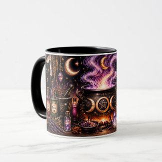 Taza de Halloween Caldero de Bruja