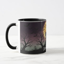 Taza de Halloween de Casa Embrujada