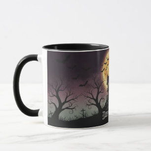 Taza de Halloween de Casa Embrujada