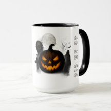 Taza de Halloween de dos tonos
