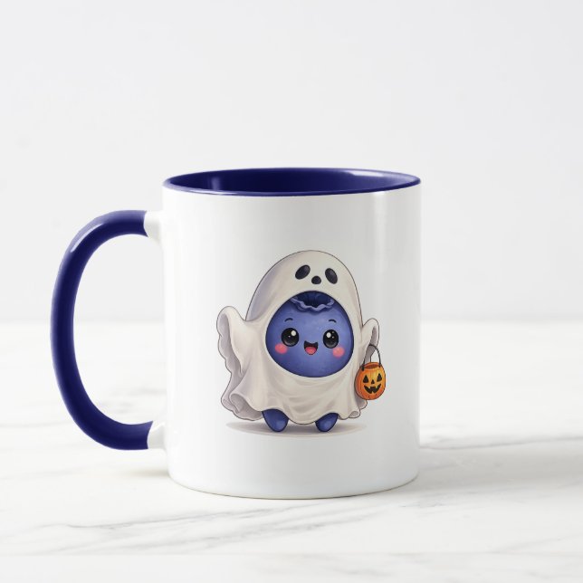 Taza de Halloween de fantasma lindo (Izquierda)
