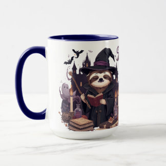 Taza de Halloween de la Academia de Magia Oscura d