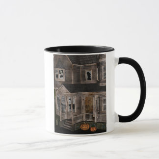 Taza de Halloween de la casa encantada