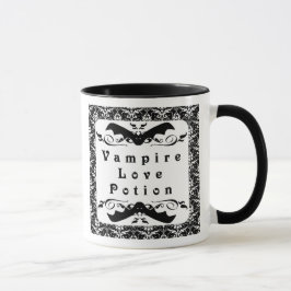 Taza de Halloween de la poción de amor del vampiro