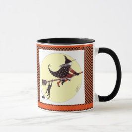 Taza de Halloween del "gato pobre"