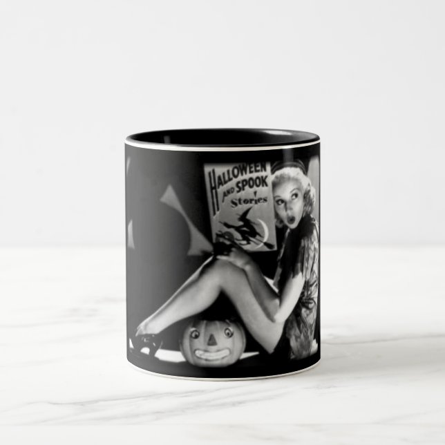 Taza de Halloween del vintage (Centro)
