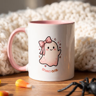 Taza de Halloween Kawaii Mónada Fantasma Regalo Ta