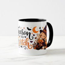 Taza de Halloween linda – Taza de café acogedora y