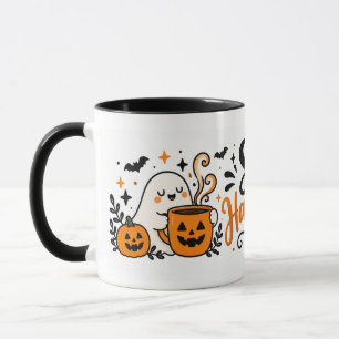 Taza de Halloween linda – Taza de café acogedora y