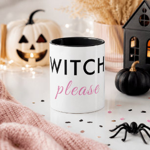 Taza de Halloween Modern Witch Please – Minimalist
