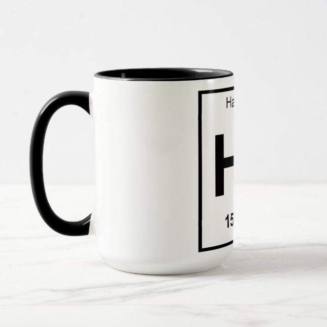 Taza de Handwavium - blanco y negro (Izquierda)