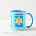 Taza de Hanukah<br><div class="desc">El Kabbalists enseña a que un descenso de la energía ligera, positiva, puede disipar mucha oscuridad. Esto significa eso incluso cuando una situación parece oscura, comparte su luz. El reloj como región de positividad se convierte alrededor de usted. Esto es como el pulso de un partido en un cuarto oscuro....</div>