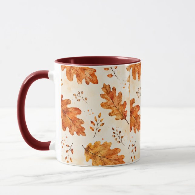 Taza de Hojas de Otoño (Izquierda)