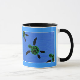 Taza de Honu (tortuga de mar)