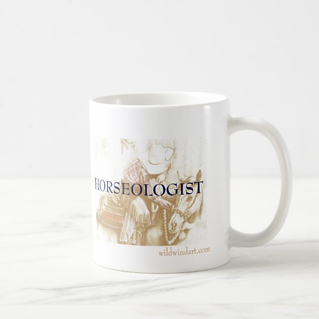 Taza de HORSEOLOGIST con el significado del (Derecha)