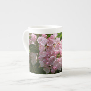 Taza de hueso de porcelana Laurel de Montaña Rosa