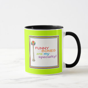 taza de huesos divertidos regalo de pediatra médic