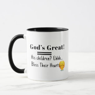 Taza de humor cristiano con sarcasmo - Taza de caf