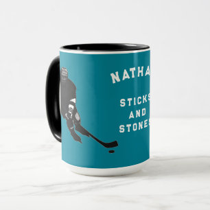 taza de humor de hockey personalizada