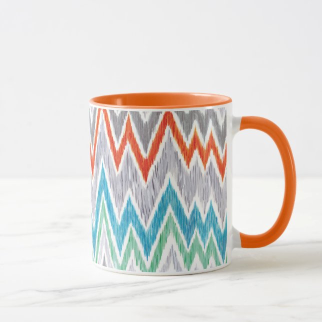 Taza de Ikat del otoño (Derecha)
