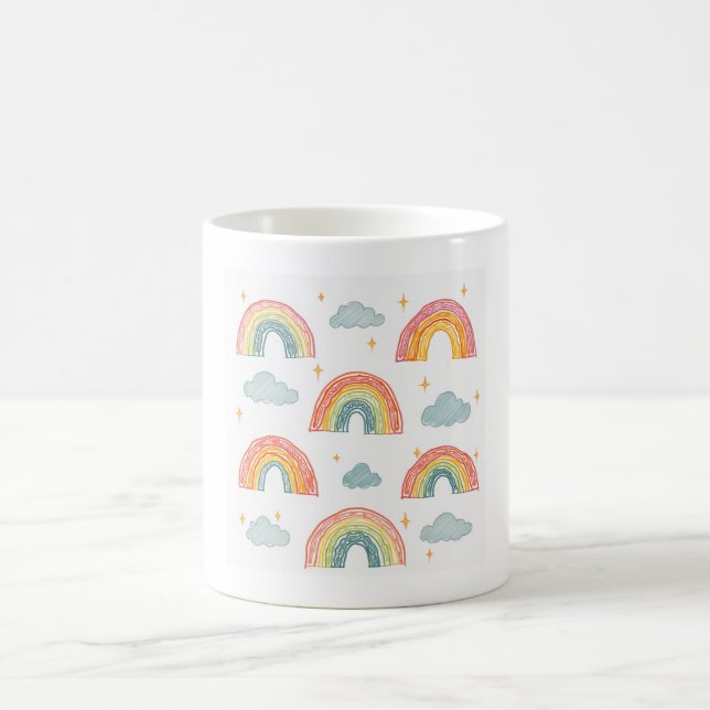 taza de imagen con arco iris (Centro)