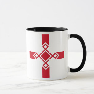 Taza de Inglaterra - cruz anglosajona de la runa