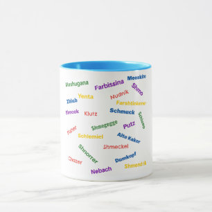 Taza de insultos en yidis