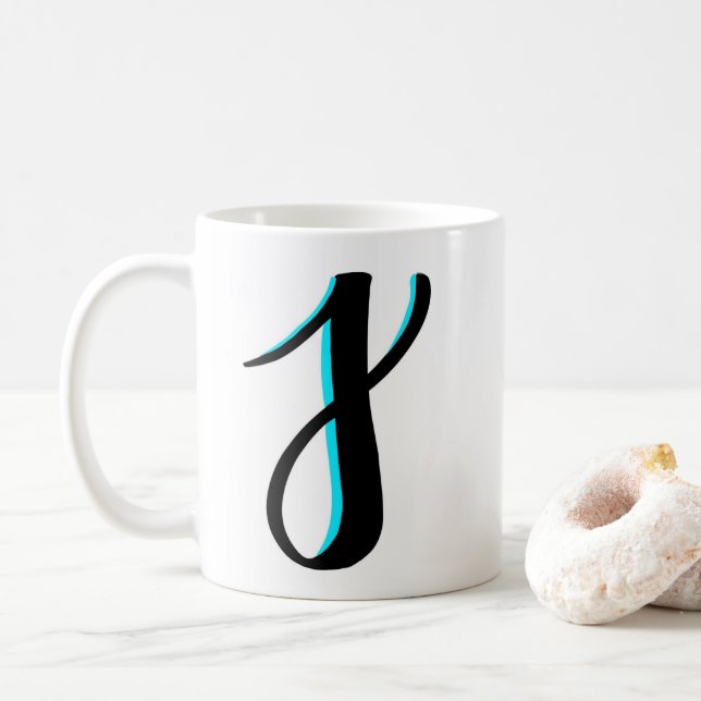 Taza de "J" (Con donut)