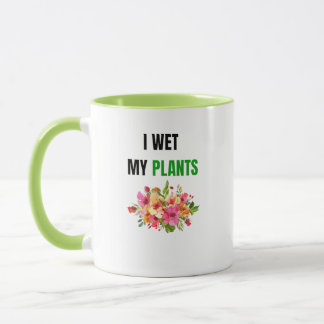 Taza de jardinería floral para amantes de las plan
