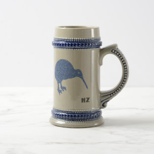 Taza de jarra de cerveza Kiwi de Nueva Zelanda