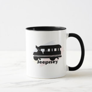 Taza de Jeepney filipino Icono de Viaje Pinoy Café