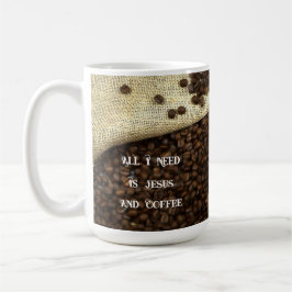 Taza de Jesus & Café - 15 oz.