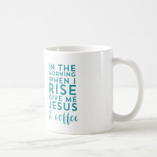 Taza de Jesús y de café