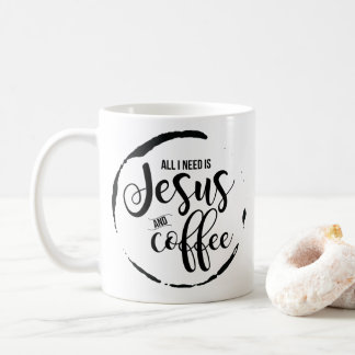 Taza de Jesús y de café