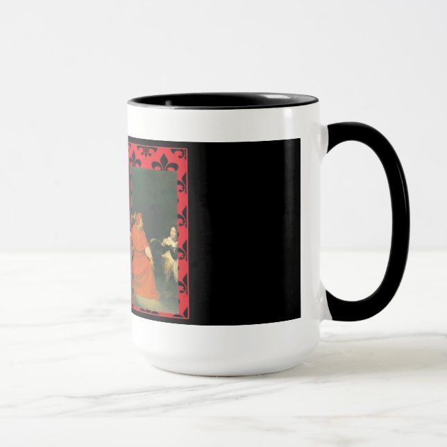 Taza de Juana de Arco del tríptico (Derecha)