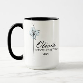 Taza de Jubilación, Taza Personalizada Feliz Jubil