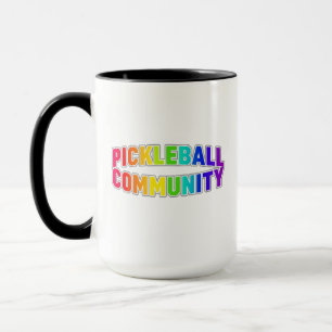 Taza de juegos de pickleball.