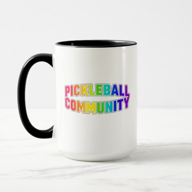 Taza de juegos de pickleball. (Izquierda)