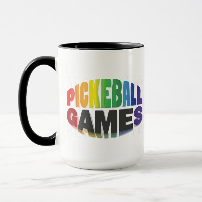 Taza de juegos de pickleball. (Izquierda)