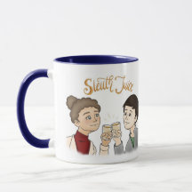 Taza de jugo de detective