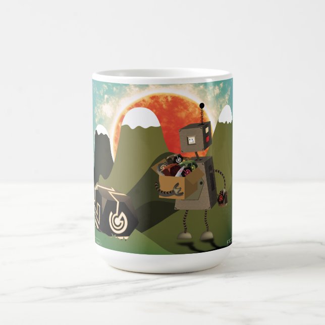 Taza de Junkybot (Centro)