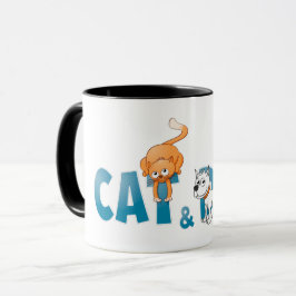Taza De kat en de hond. koffiemok