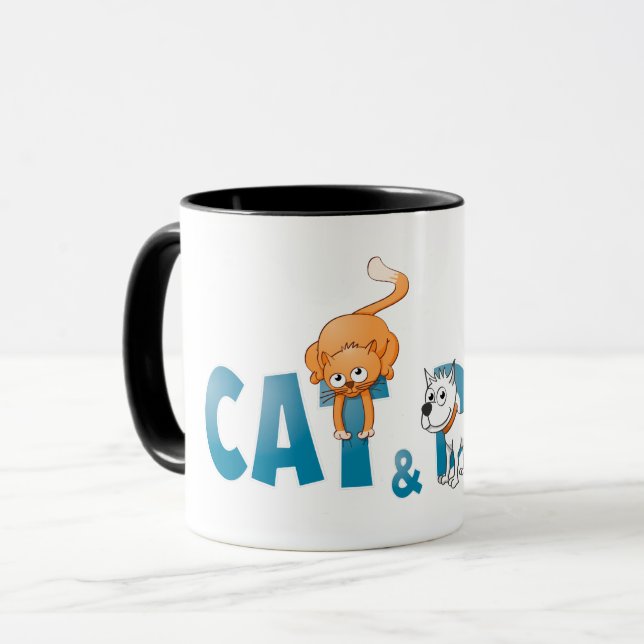 Taza De kat en de hond. koffiemok (Anverso izquierdo)