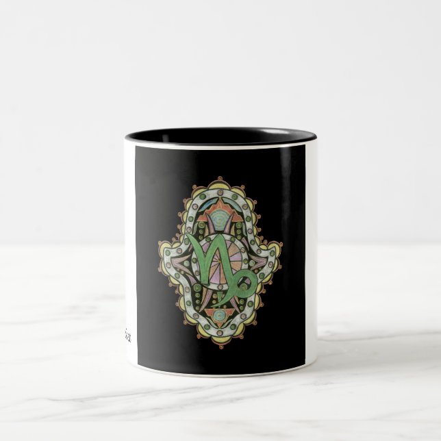 Taza de Khamsa del Capricornio (Centro)