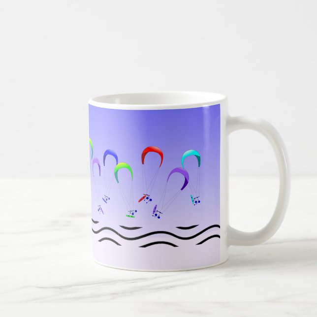 Taza de Kiteboarding Kitesurfing (Derecha)